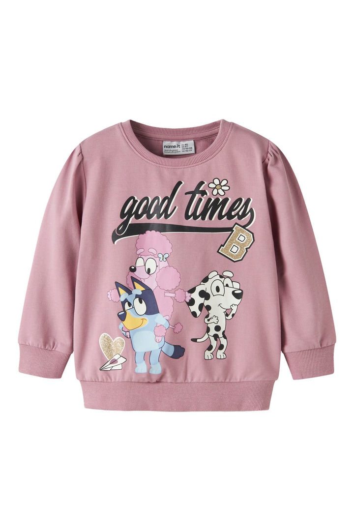 Name It - Nmfjonera Bluey Sweat Sky - 5042320 Lilas