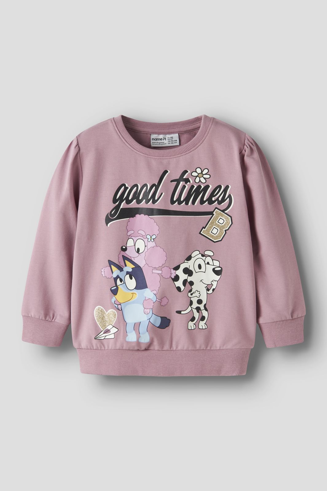 Name It - Nmfjonera Bluey Sweat Sky - 5042320 Lilas