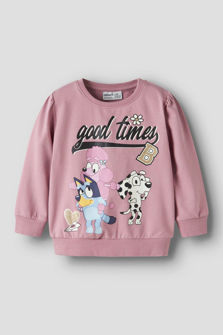 Name It - Nmfjonera Bluey Sweat Sky - 5042320 Lilas