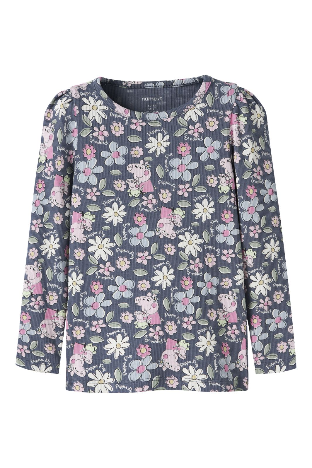 Name It - Nmfjundi Peppa Ls Slim Top - 5041948 Vintage Indigo