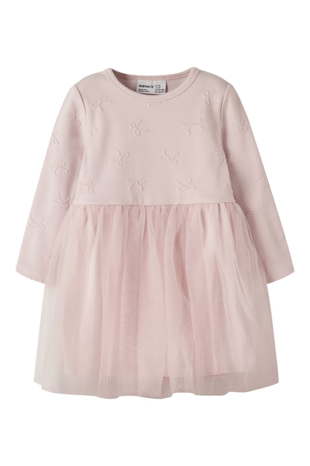 Name It - Nmfkatty Ls Dress - 5033219 Lotus