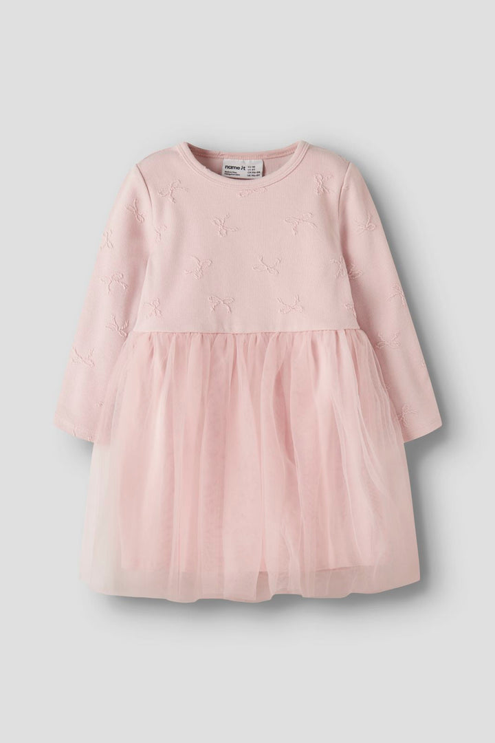 Name It - Nmfkatty Ls Dress - 5033219 Lotus