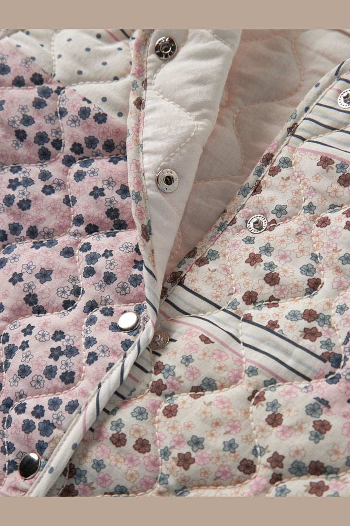 Name It - Nmflena Quilt Shacket - 5044511 Antique White