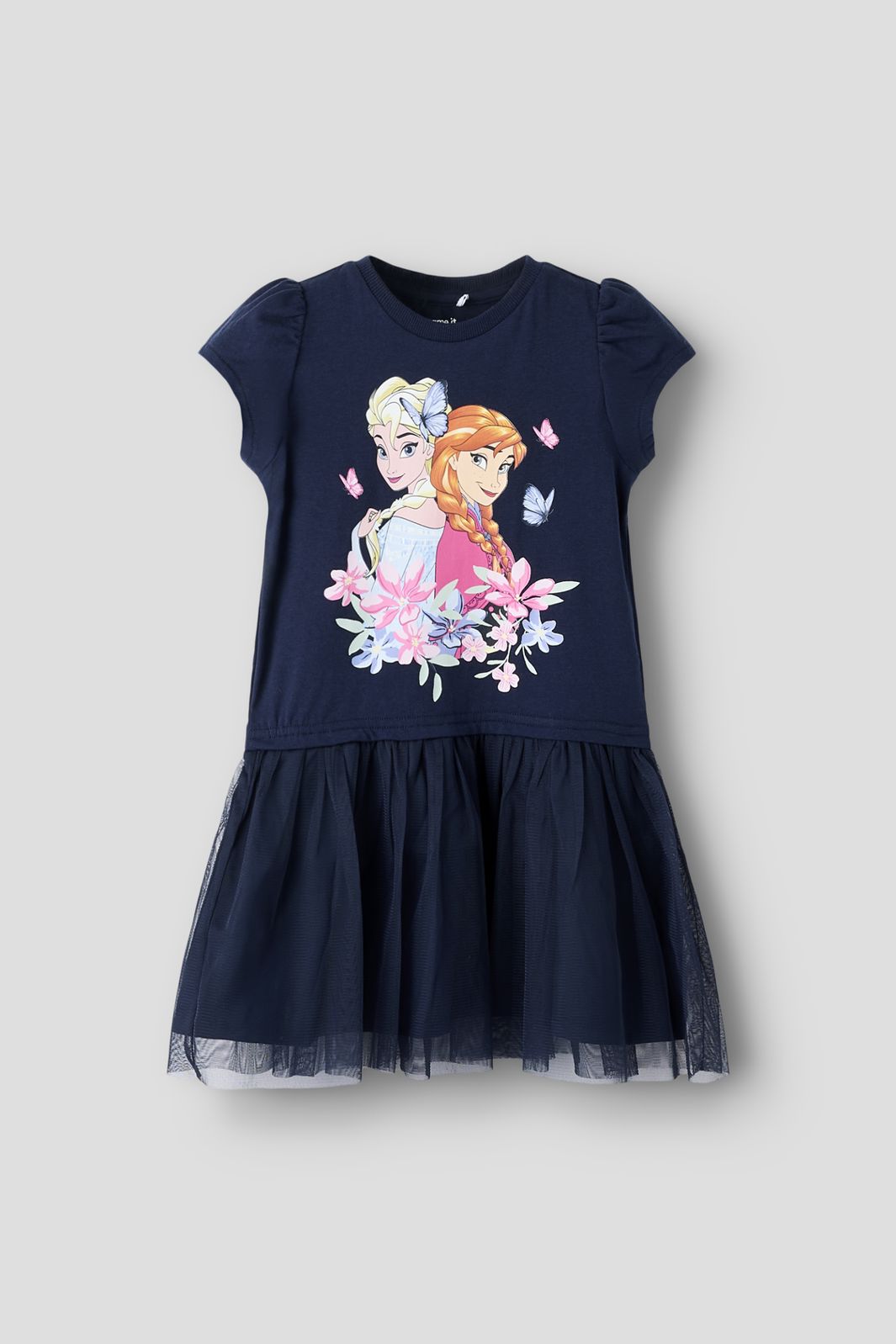 Name It - Nmfmemma Frozen Ss Tulle Dress Wdi - 4998579 Navy Blazer