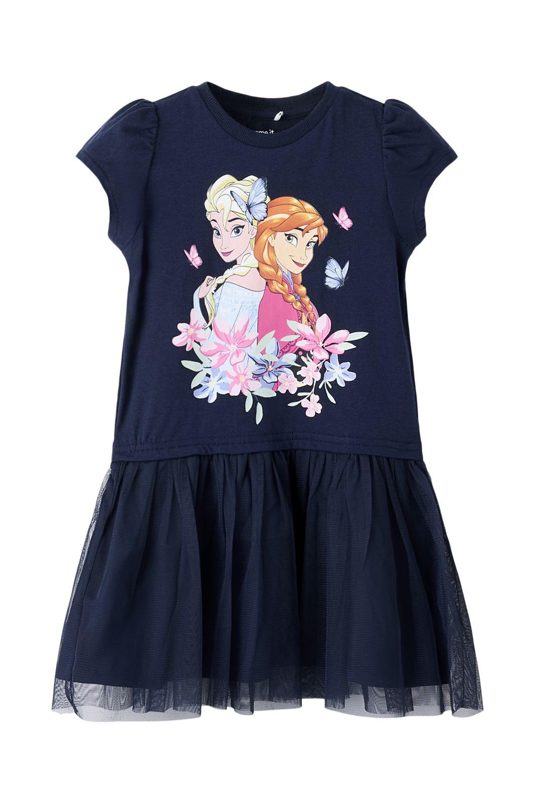 Name It - Nmfmemma Frozen Ss Tulle Dress Wdi - 4998579 Navy Blazer