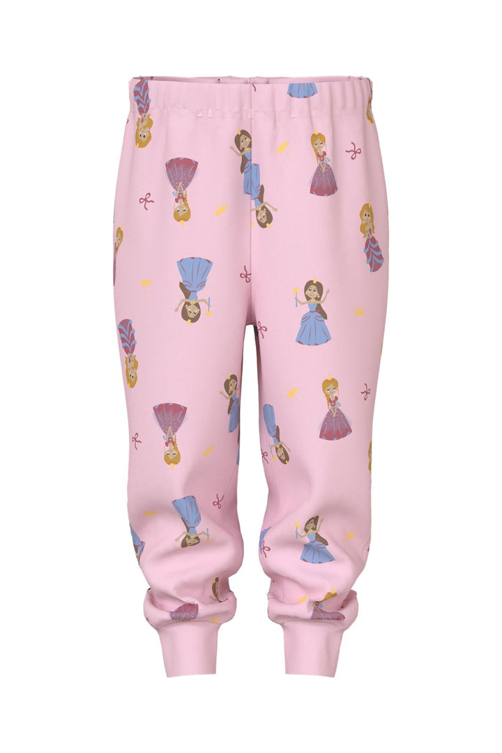 Name It - Nmfnightset Princess - 5098832 Parfait Pink W/ Aop + Chest Print