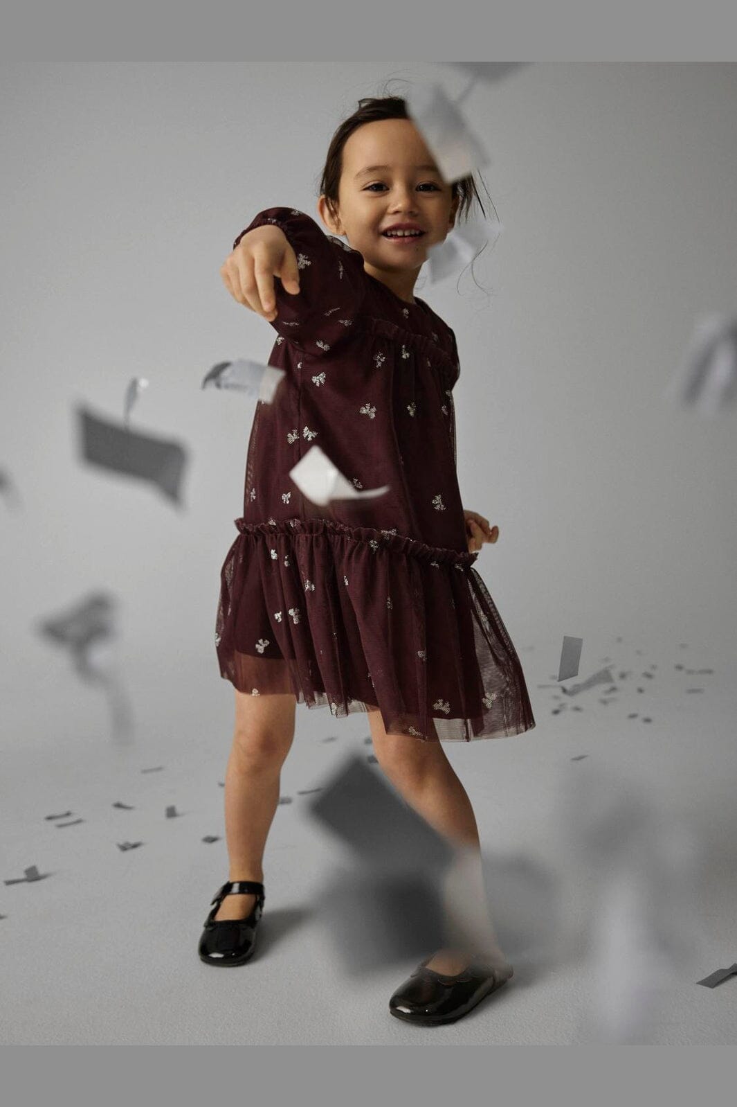 Name It - Nmframni Ls Dress - 5121741 Catawba Grape