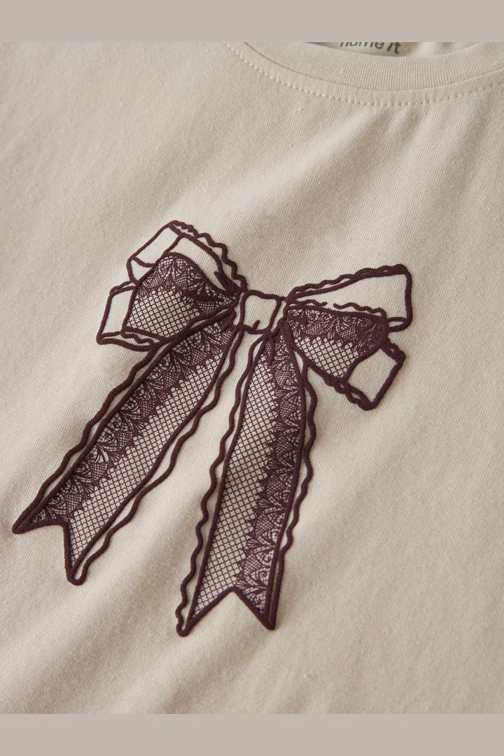 Name It - Nmframono Ls Nreg Top Box - 5115405 Birch
