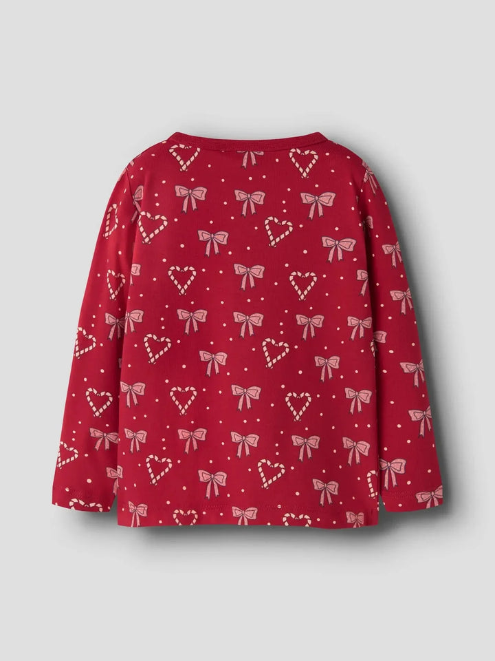 Name It - Nmfri Ls Top - 4912331 Jester Red Bluser 