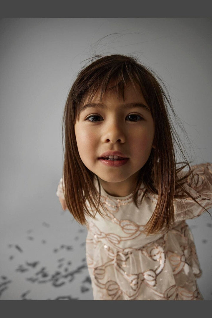 Name It - Nmfrila Tulle Ss Dress - 5114972 Birch
