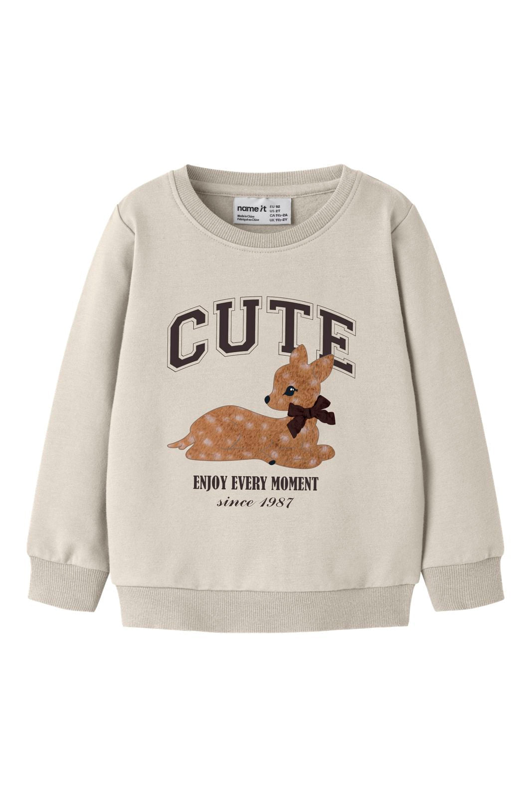 Name It - Nmfromi Ls Sweat - 5115410 Peyote Melange