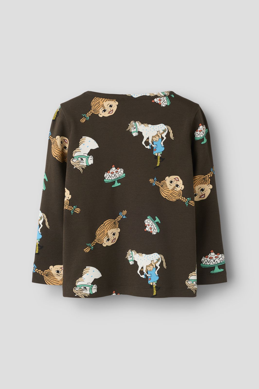 Name It - Nmfsoca Pippi Ls Top Lnoos Sky - 5157133 Delicioso