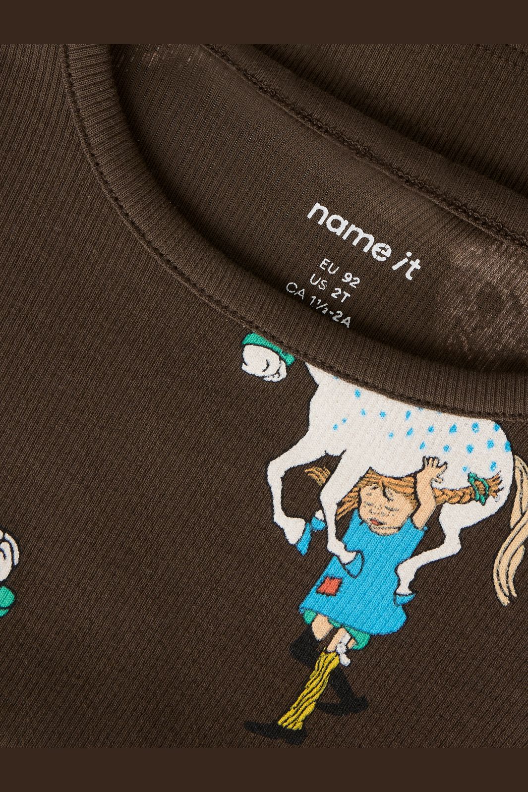 Name It - Nmfsoca Pippi Ls Top Lnoos Sky - 5157133 Delicioso