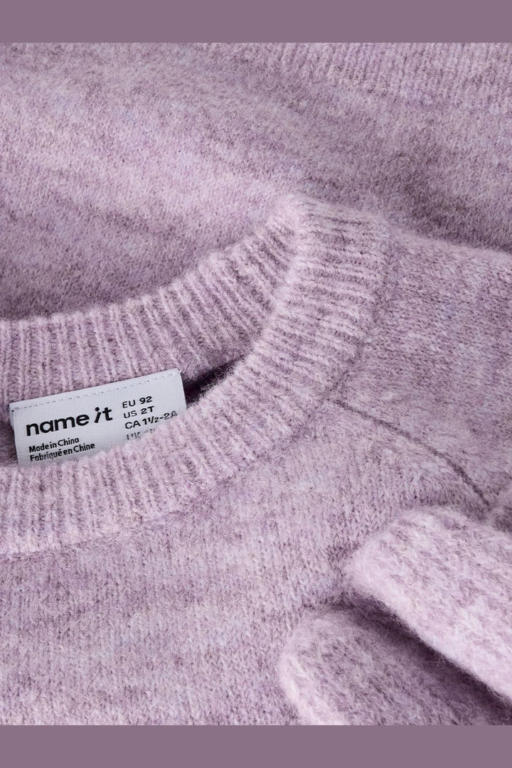 Name It - Nmfsyla Ls Knit - 5116001 Mauve Shadows