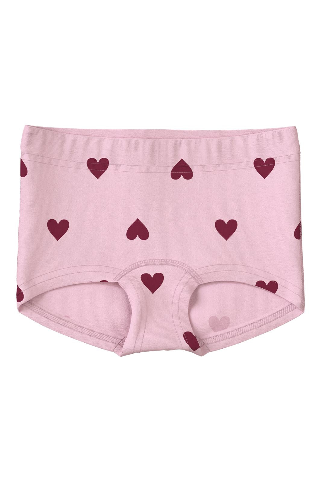 Name It - Nmftights Cutie Heart - 5098817 Parfait Pink W/ Rumba Red + Mauvewood