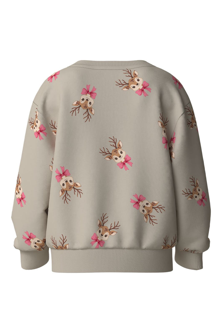 Name It - Nmfvertrud Ls Nreg Sweat - 5124024 Peyote Reindeer