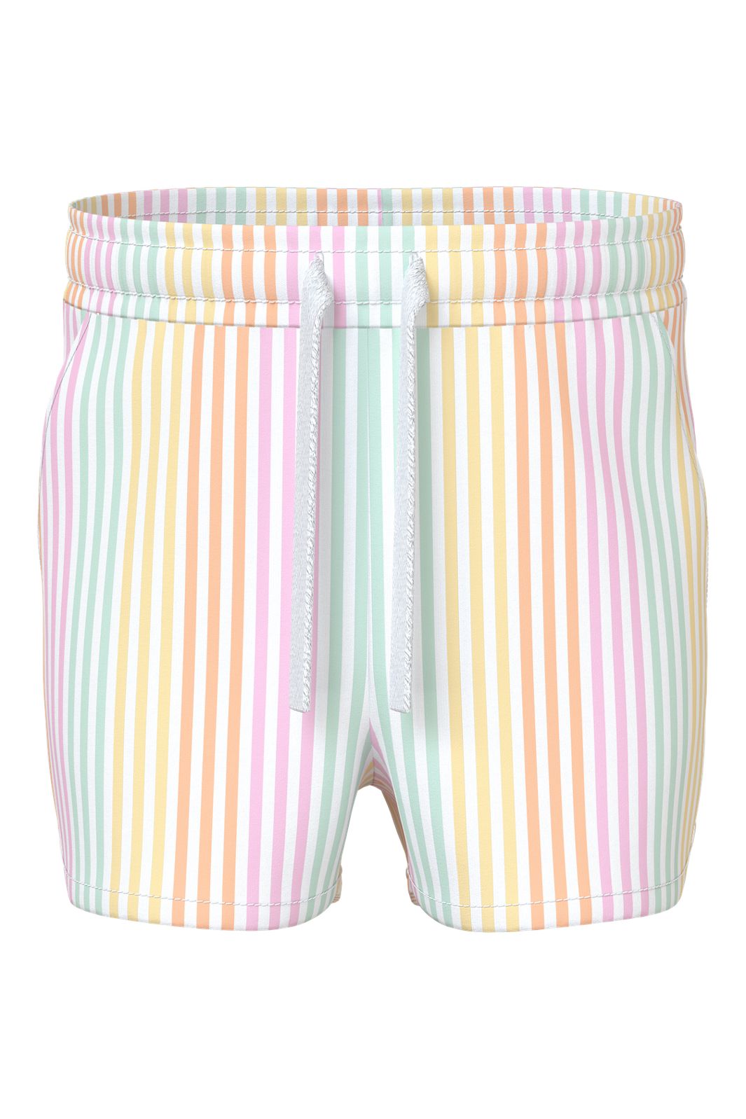 Name It - Nmfvigga Shorts F1 - 5058601 Bright White Cool Stripe