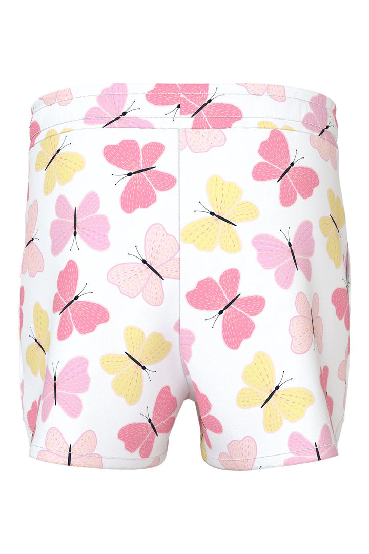 Name It - Nmfvigga Shorts F1 - 5067811 Bright White Pink Butterfly