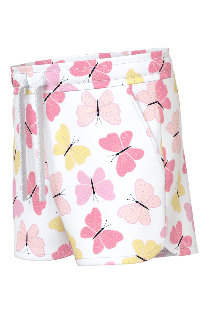 Name It - Nmfvigga Shorts F1 - 5067811 Bright White Pink Butterfly