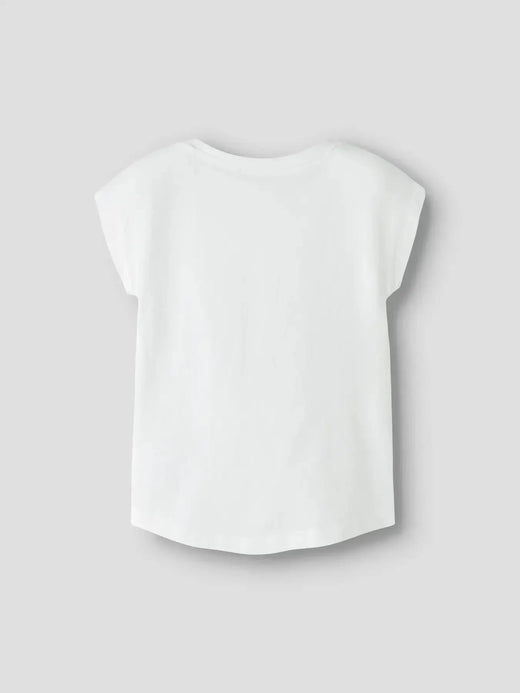 Name It - Nmfvotia Capsl Top - 5058355 Bright White Sunglasses Cat T-shirts 