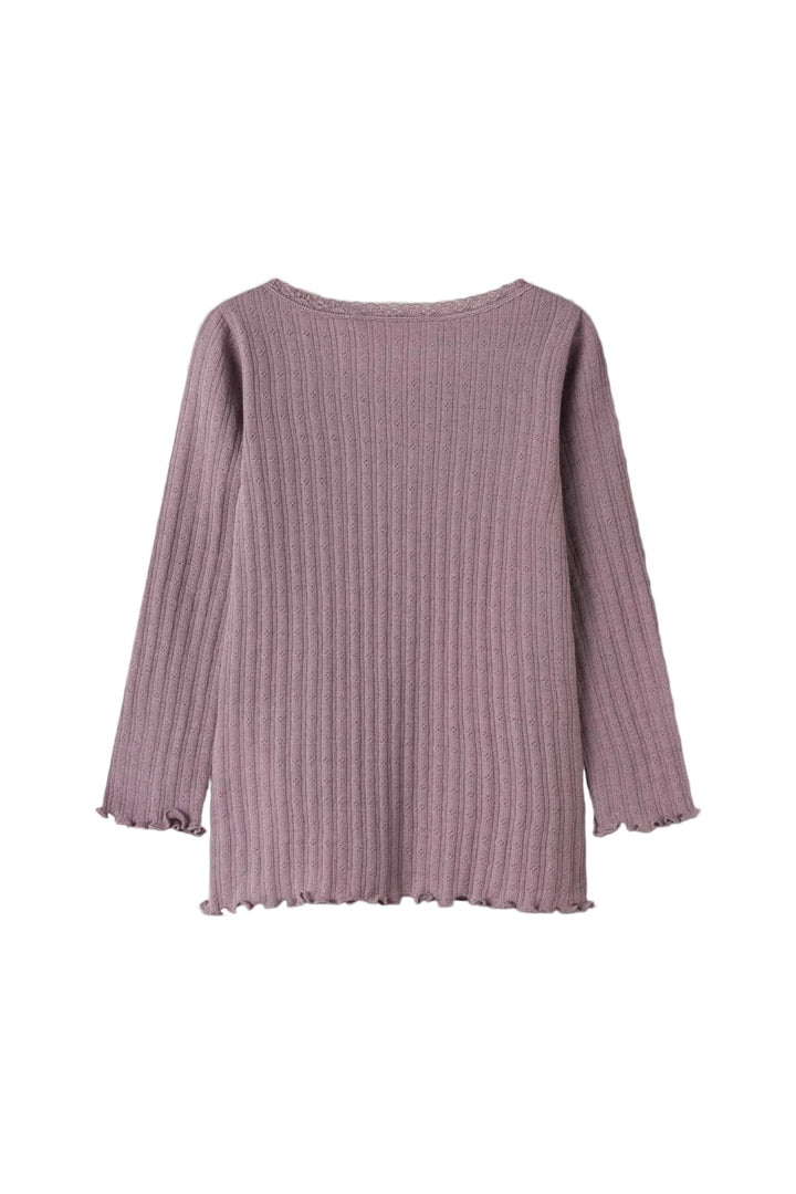Name It - Nmfwossa Wo/Si Rib Ls Top - 4969337 Toadstool