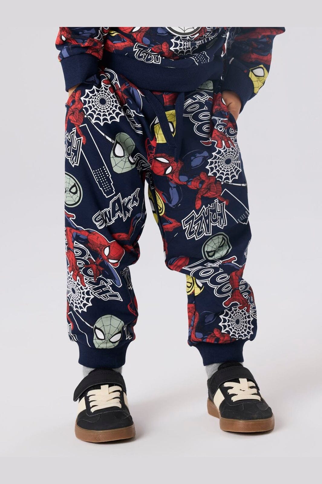 Name It - Nmmjacco Spider Nreg Swe Pants Mar - 5043480 Navy Blazer