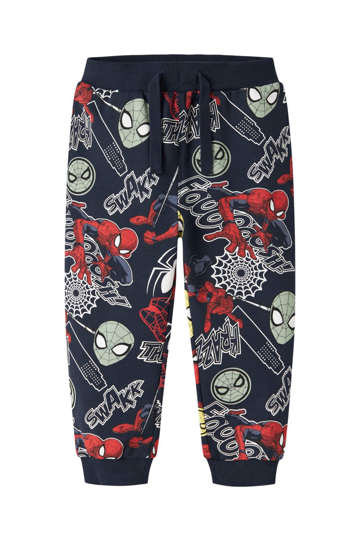 Name It - Nmmjacco Spider Nreg Swe Pants Mar - 5043480 Navy Blazer