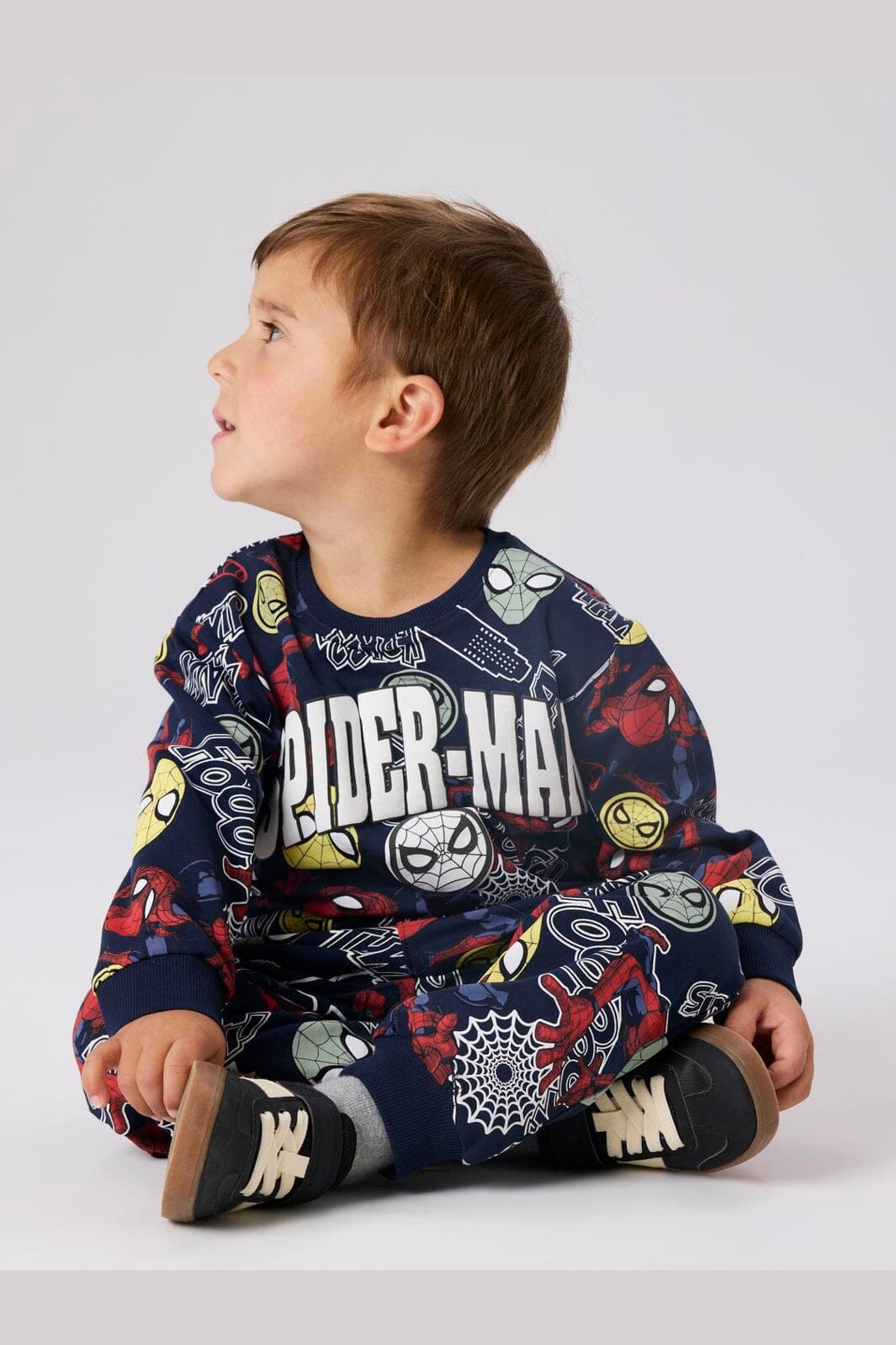 Name It - Nmmjacco Spider Nreg Sweat Mar - 5043458 Navy Blazer