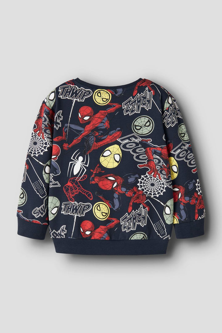 Name It - Nmmjacco Spider Nreg Sweat Mar - 5043458 Navy Blazer