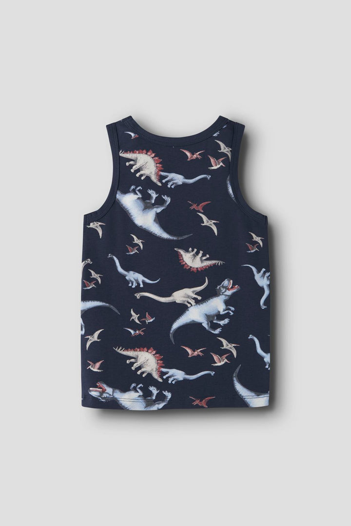 Name It - Nmmtank Top Navy Dino - 4994298 Navy Blazer W/ Navy Blazer