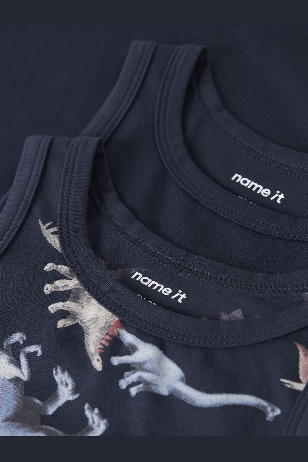 Name It - Nmmtank Top Navy Dino - 4994298 Navy Blazer W/ Navy Blazer