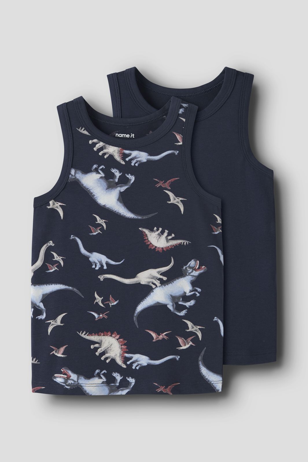 Name It - Nmmtank Top Navy Dino - 4994298 Navy Blazer W/ Navy Blazer