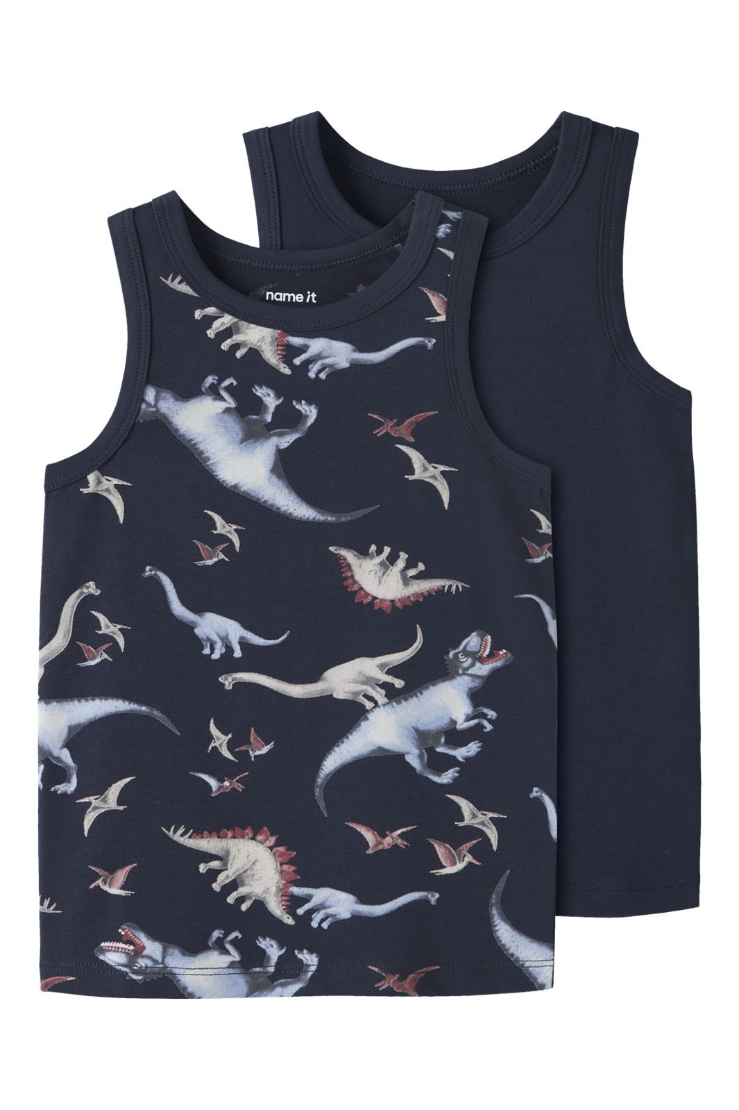 Name It - Nmmtank Top Navy Dino - 4994298 Navy Blazer W/ Navy Blazer
