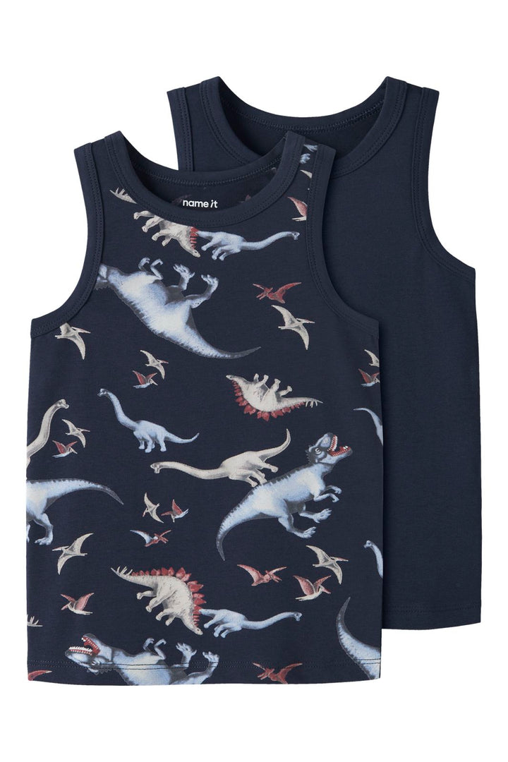 Name It - Nmmtank Top Navy Dino - 4994298 Navy Blazer W/ Navy Blazer