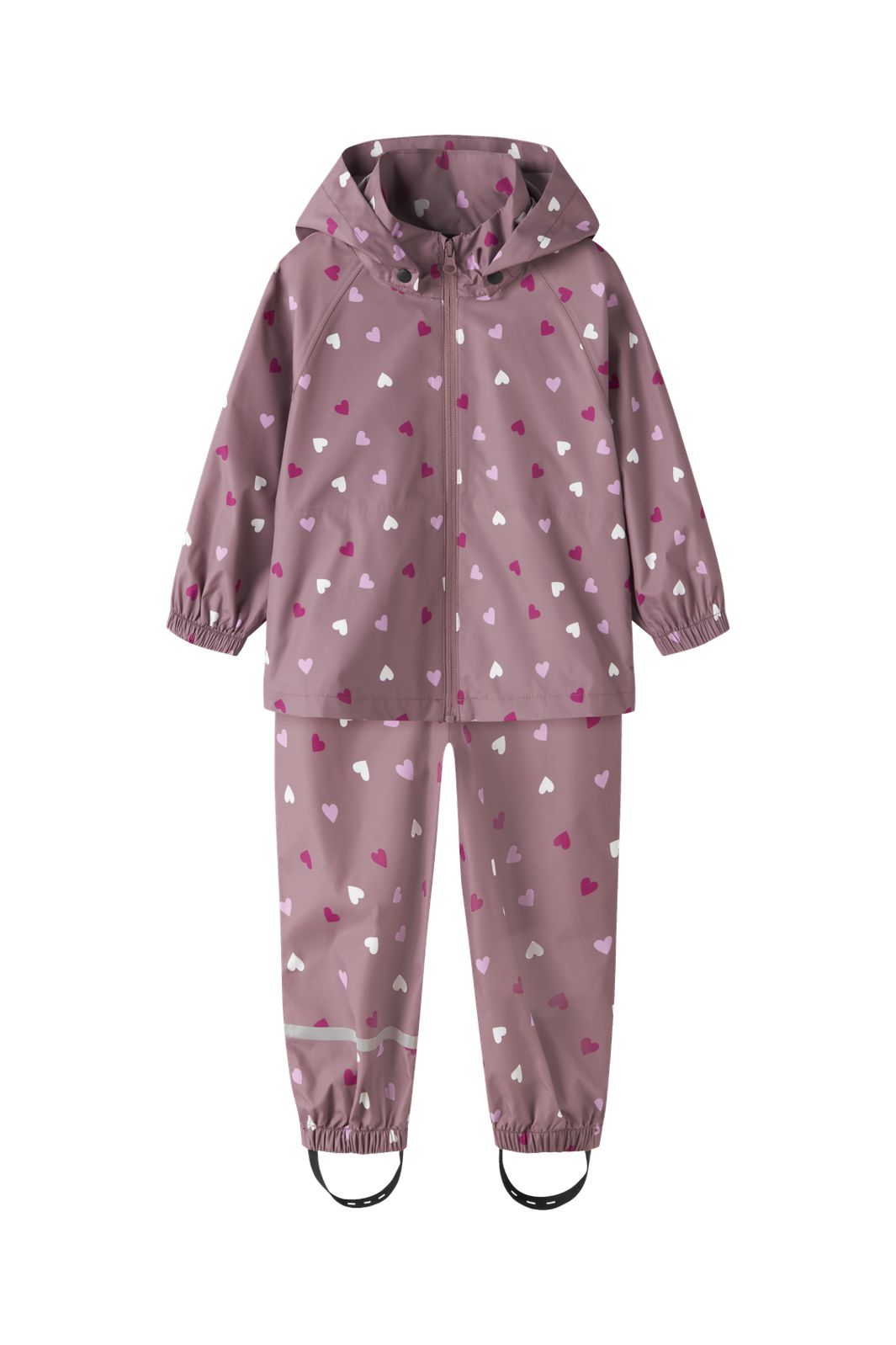 Name It - Nmndrain05 Rain Set - 5108589 Wistful Mauve Hearts