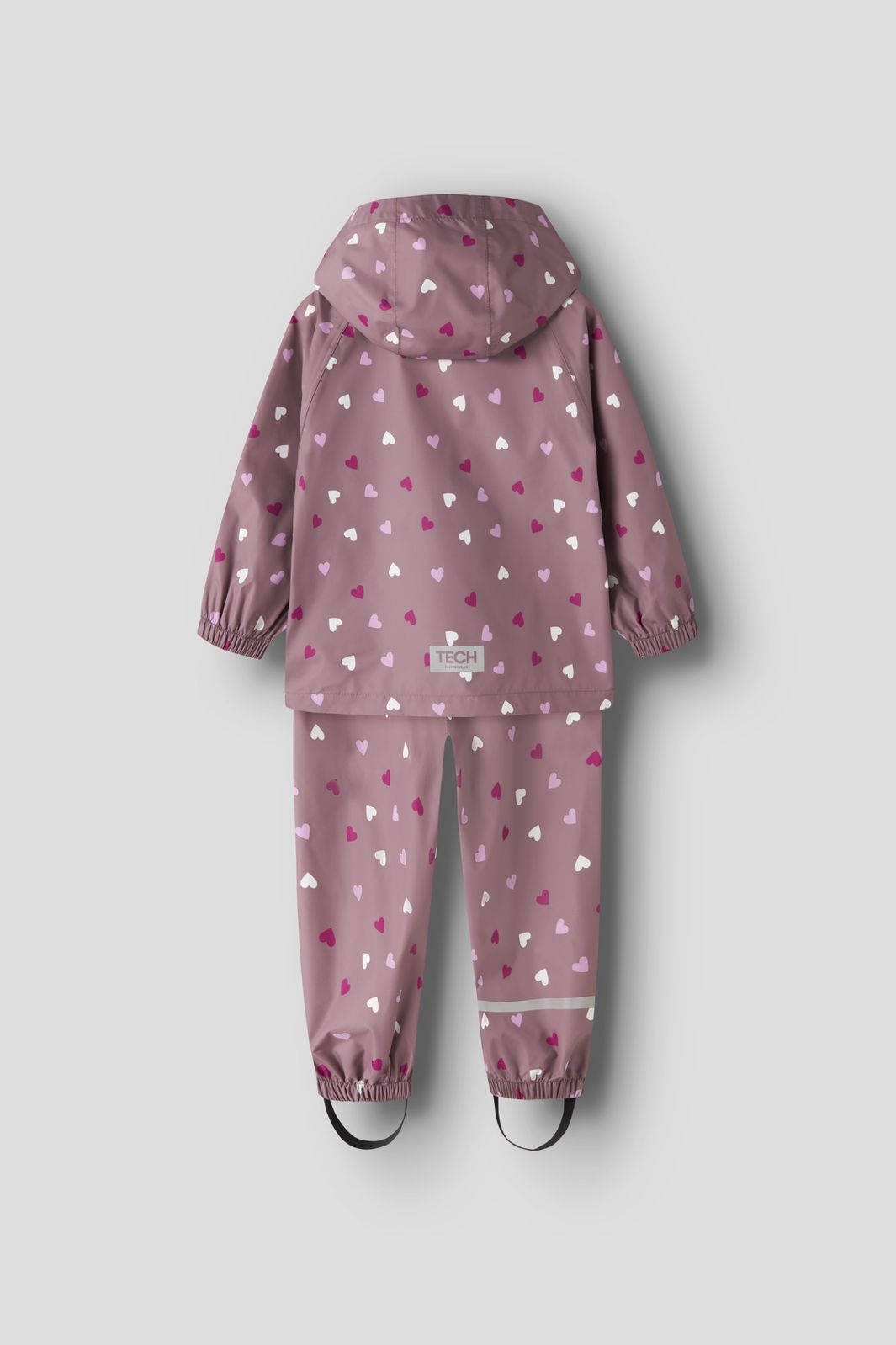 Name It - Nmndrain05 Rain Set - 5108589 Wistful Mauve Hearts