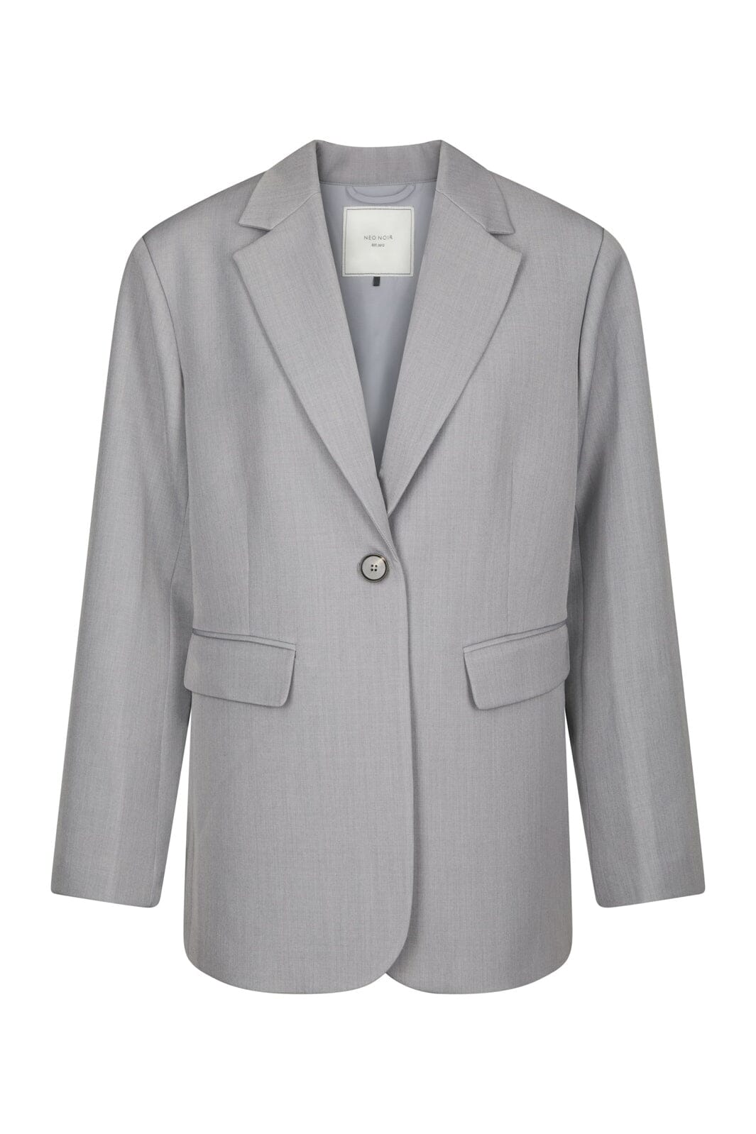 Neo Noir - Aarielle Structure Blazer 168202 - 133 - Grey Melange