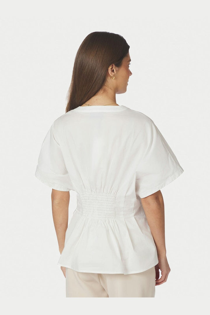 Neo Noir - Adamma Poplin Blouse 169004 - 120 - White