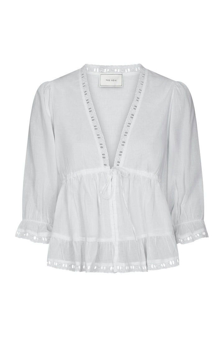 Neo Noir - Adelia S Voile Blouse 169040 - 120 - White