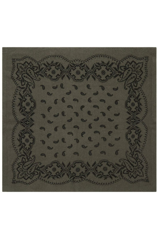Neo Noir - Adelina Paisley Knit Scarf 169506 - 151 - Army Tørklæder 