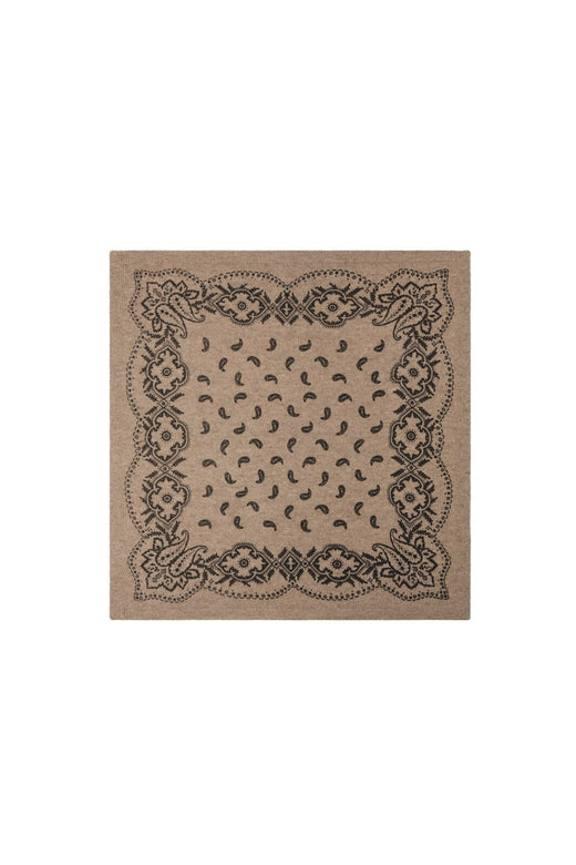Neo Noir - Adelina Paisley Knit Scarf 169506 - 976 - Beige Melange