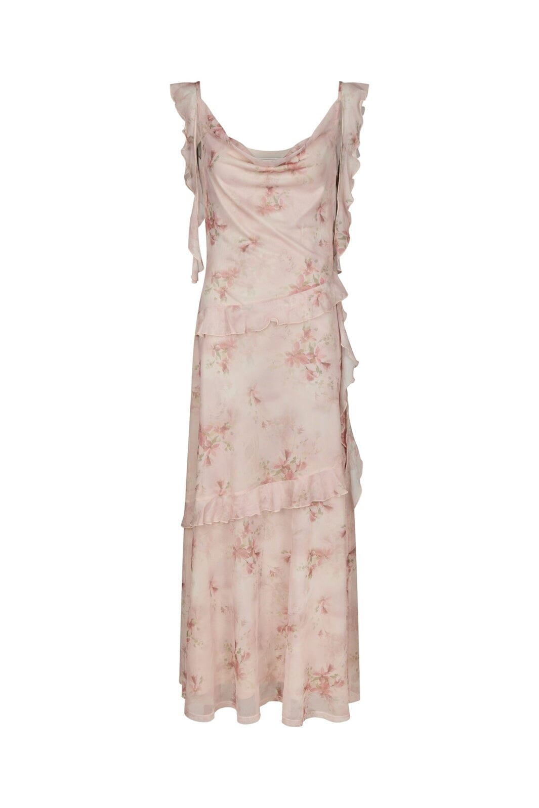 Neo Noir - Adelle Frill Mesh Dress 169391 - 754 - Light Pink