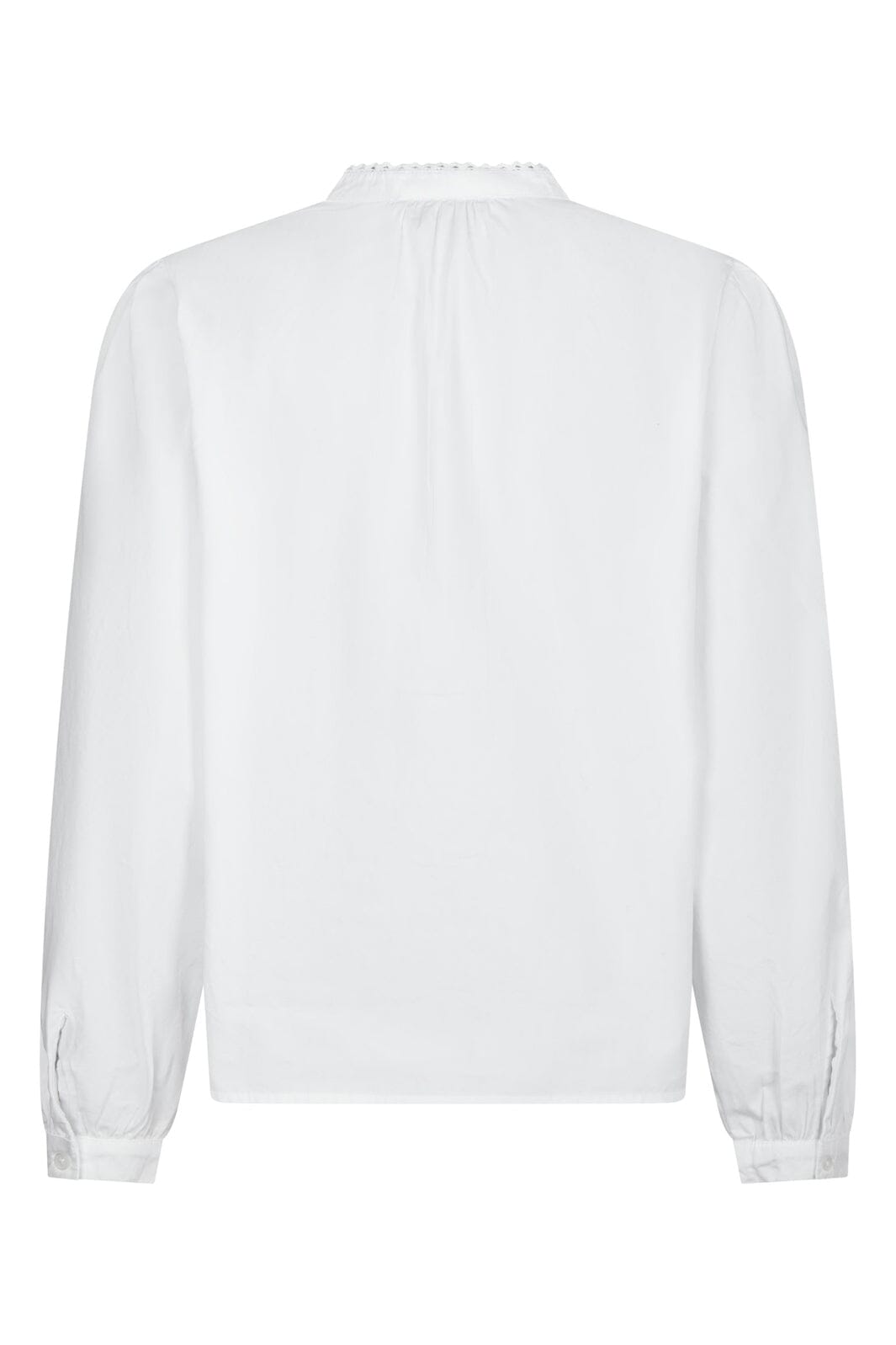 Neo Noir - Aneliah C Poplin Emb Blouse 169907 - 120 - White