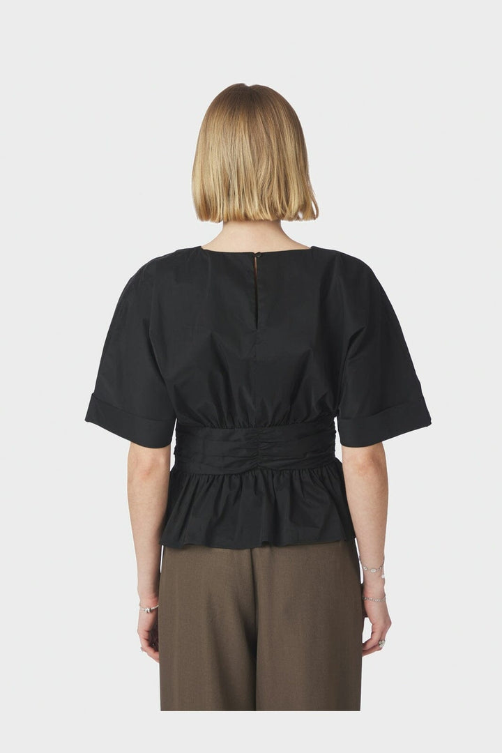 Neo Noir - Annegret Poplin Blouse 162365 - 100 - Black