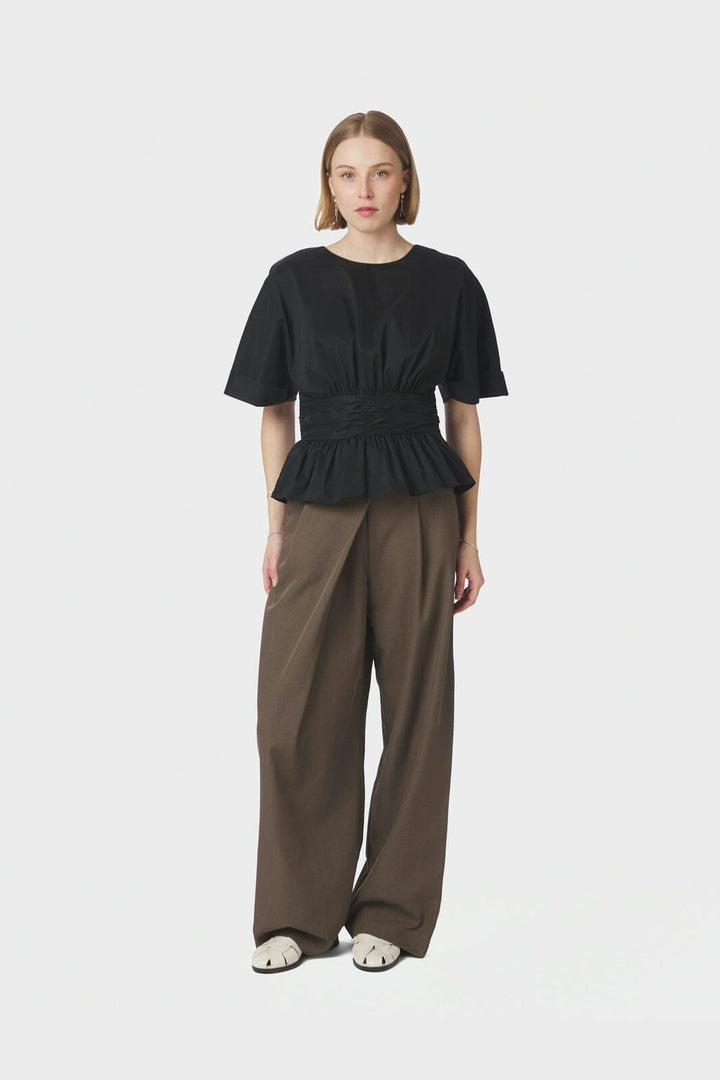 Neo Noir - Annegret Poplin Blouse 162365 - 100 - Black