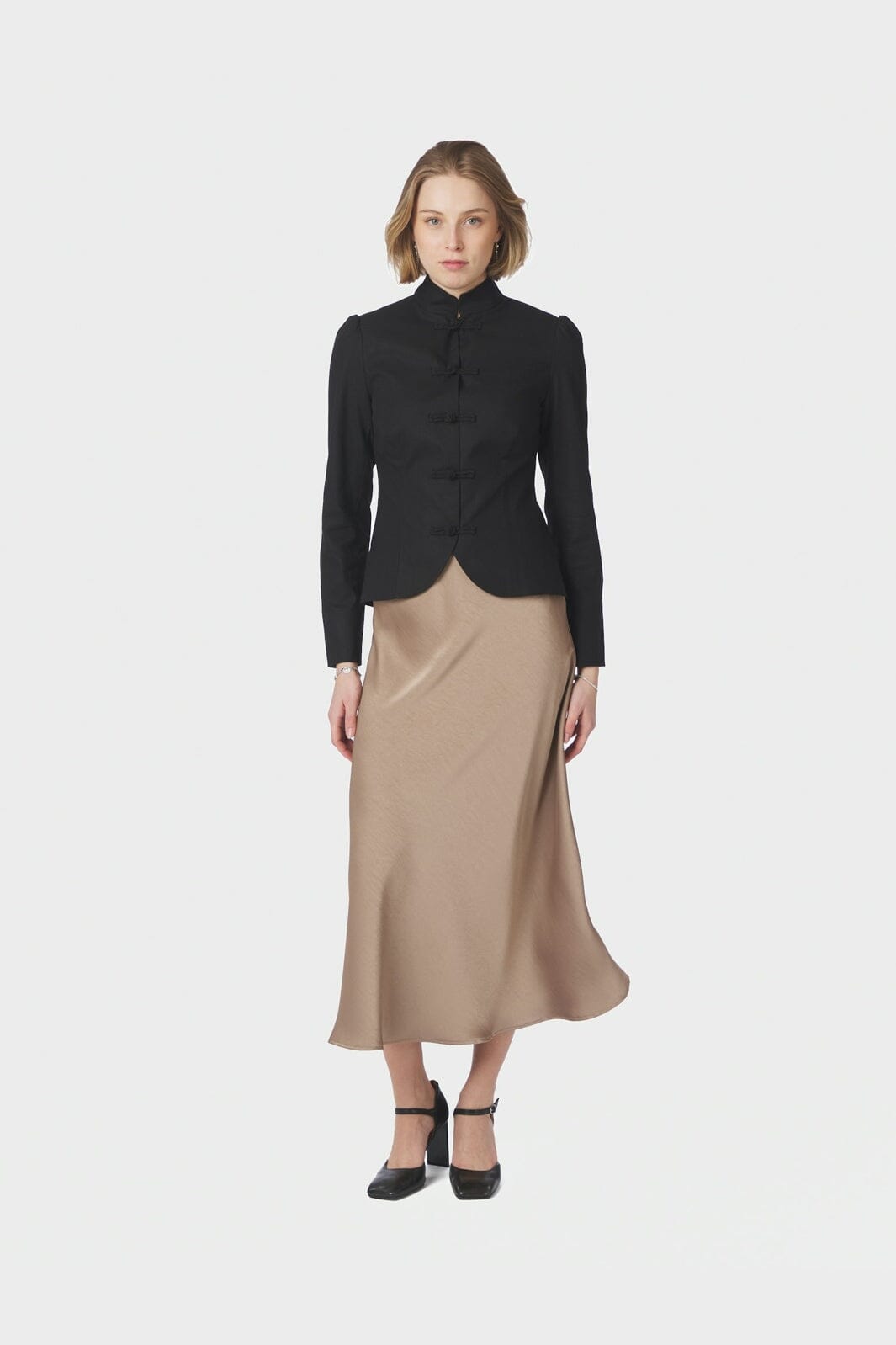 Neo Noir - Ardena Linen Blazer 169685 - 100 - Black