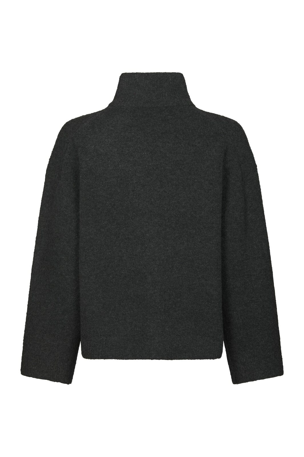Neo Noir - Asley Zip Knit Cardigan 164973 - 132 - Antracit