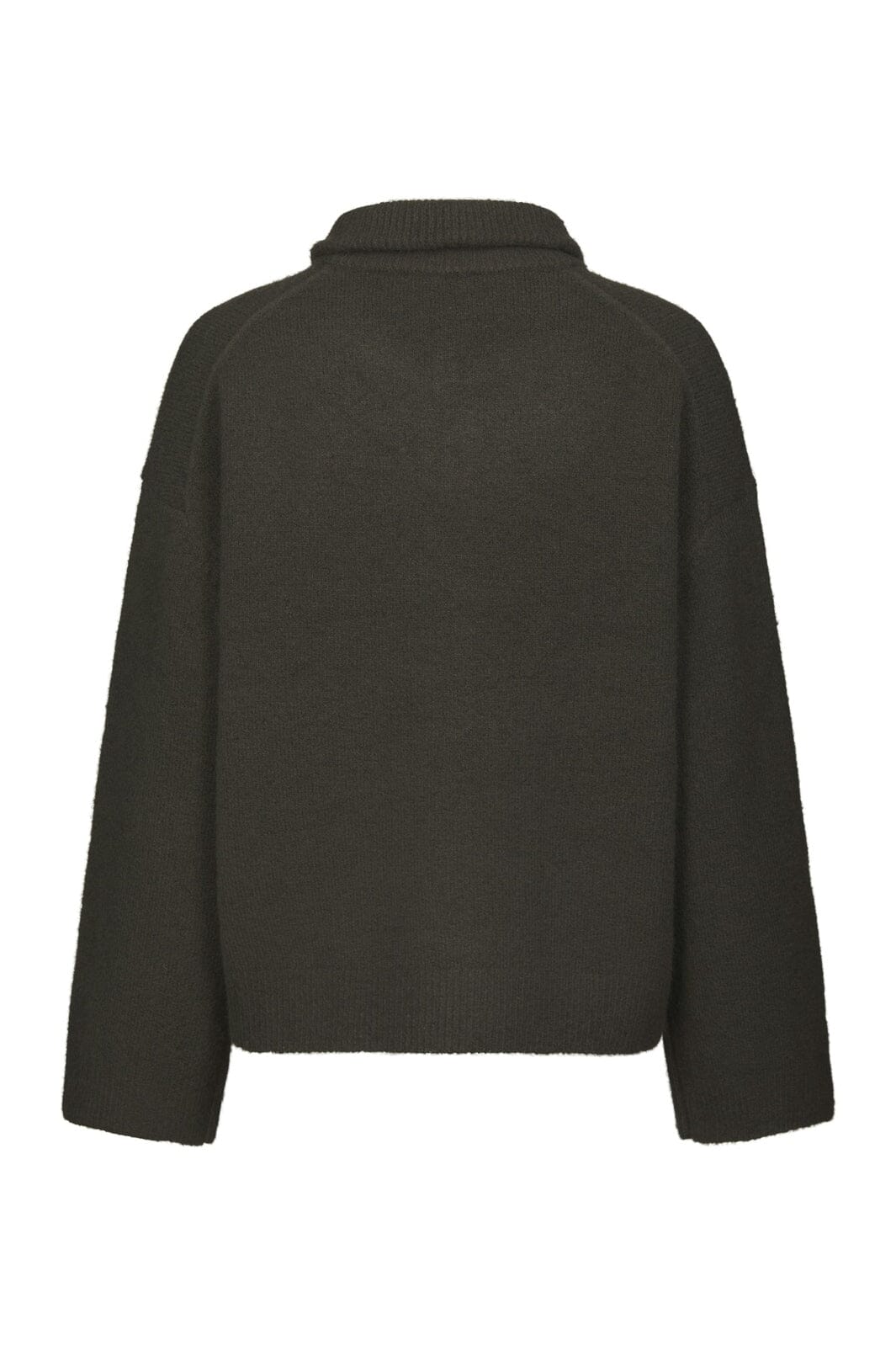 Neo Noir - Asley Zip Knit Cardigan 164973 - 456 - Moss Green