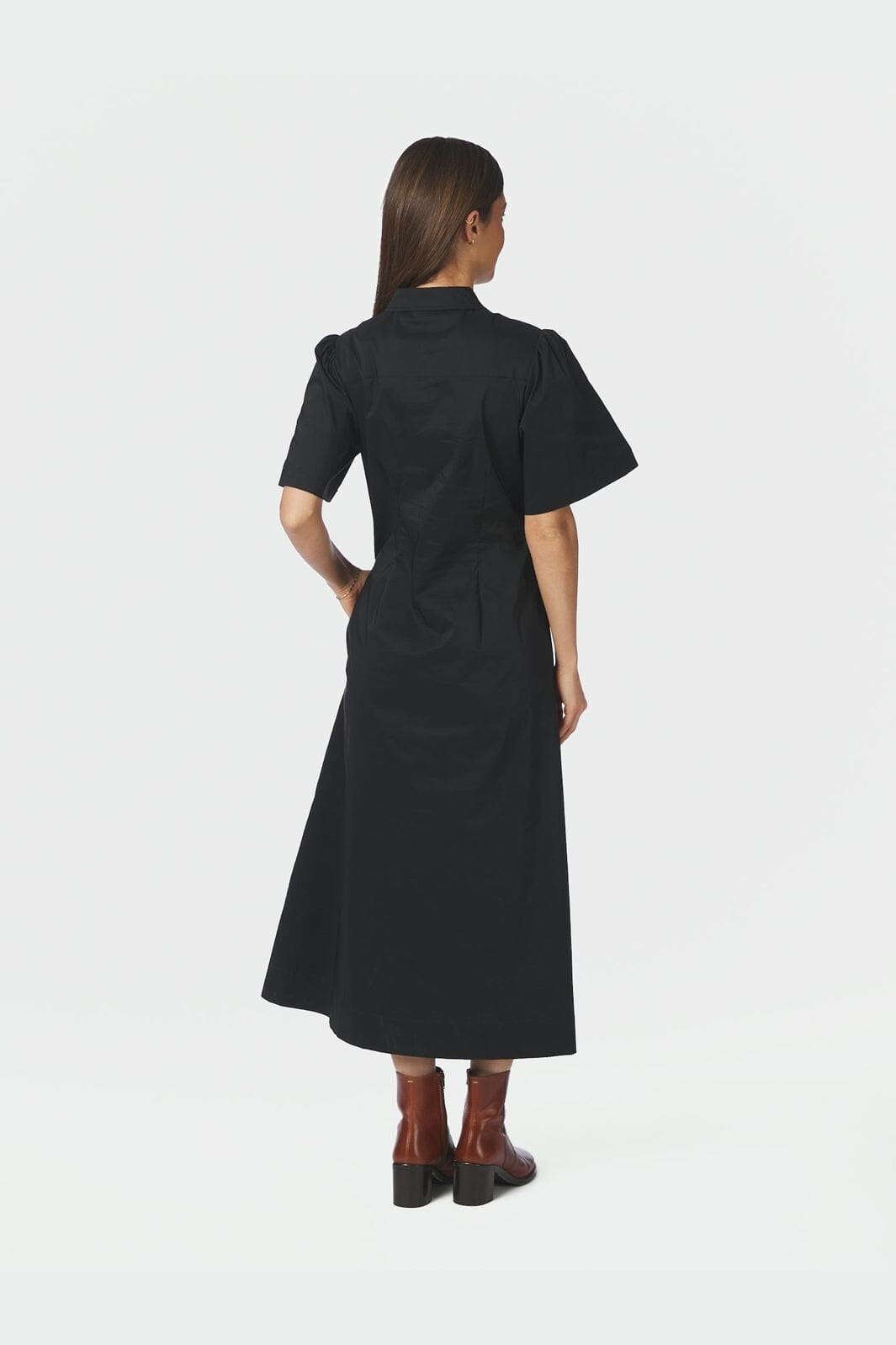Neo Noir - Baia Poplin Dress 165343 - 100 - Black