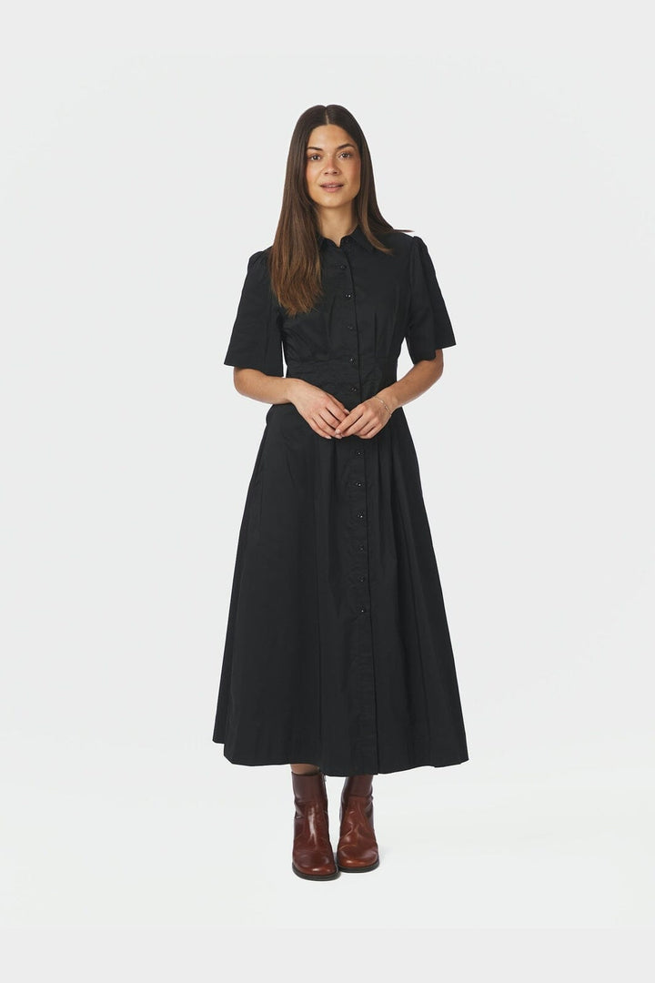 Neo Noir - Baia Poplin Dress 165343 - 100 - Black